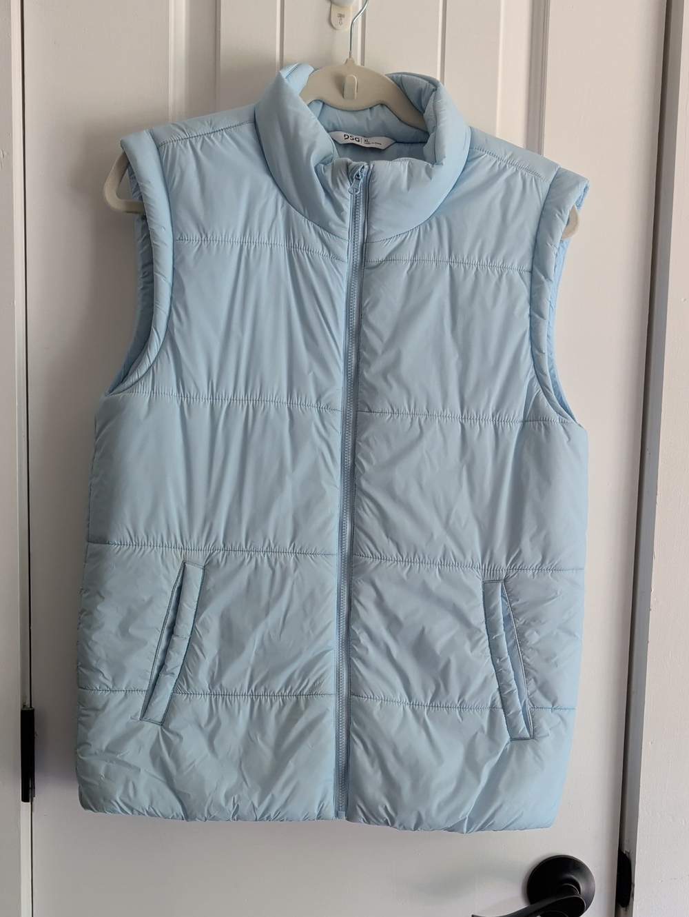 DSG Light Blue Quilted Puffer Vest - Women